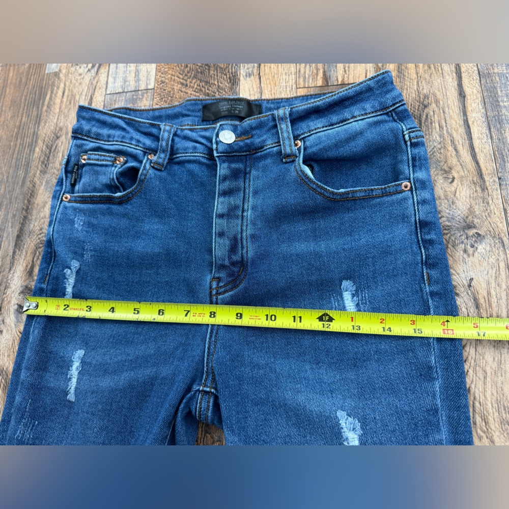 Monkey Ride Original Vintage Women’s Distressed Button Fly Jeans, Size 9/29 - Picture 6 of 16